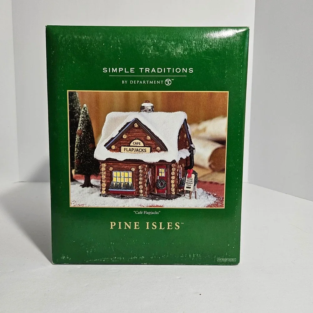 Dept 56 Simple Traditions Pine Isles Cafe Flapjacks Village House 56.06144